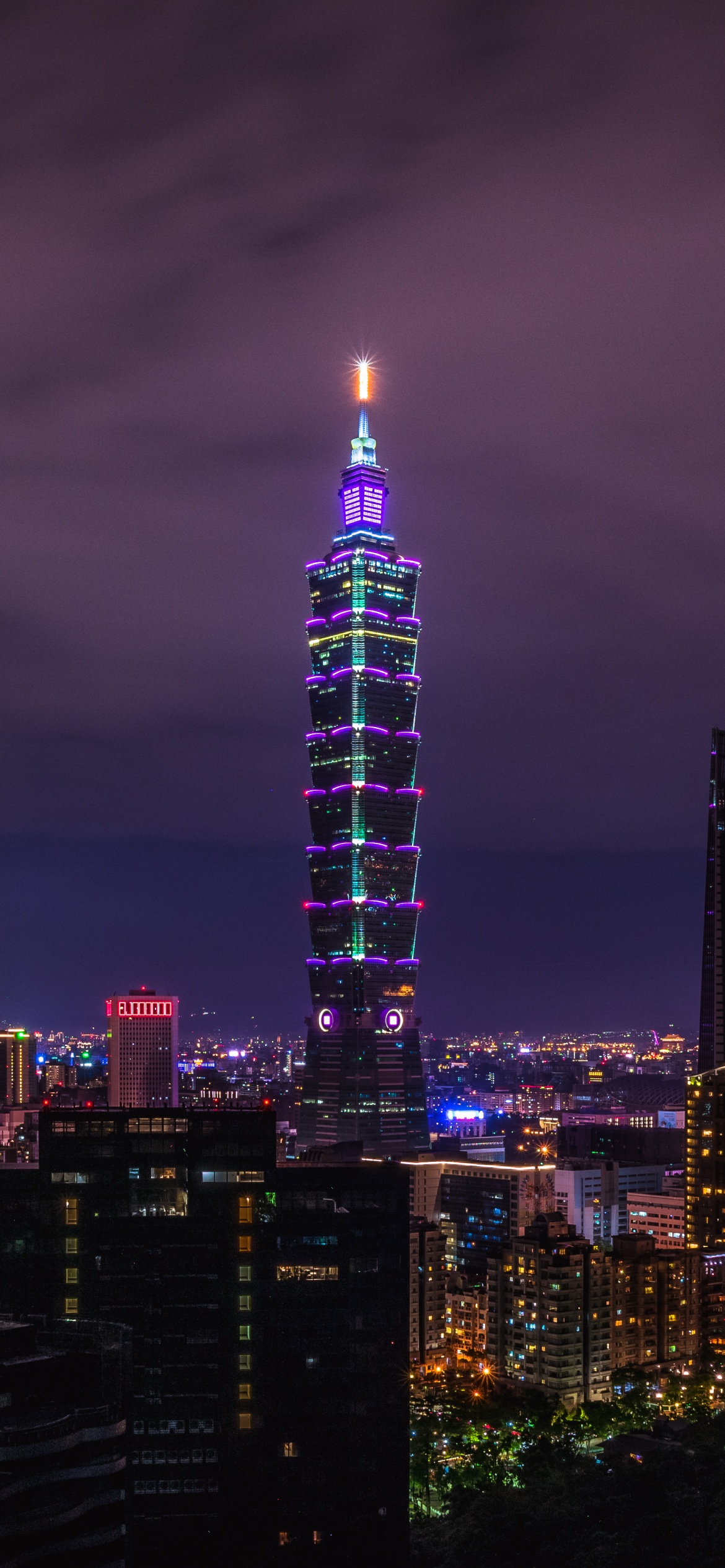 Taipei 101 Wallpaper 4K, City Skyline