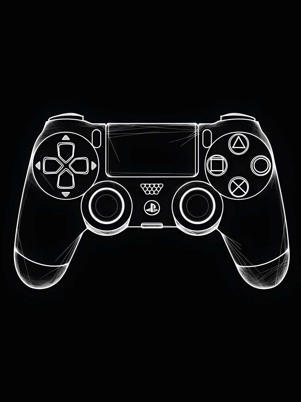 Wall Art Print. Playstation Controller