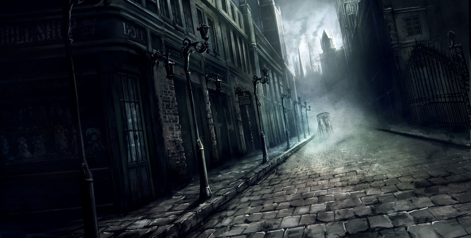 Dark Gothic Scenery Wallpaper