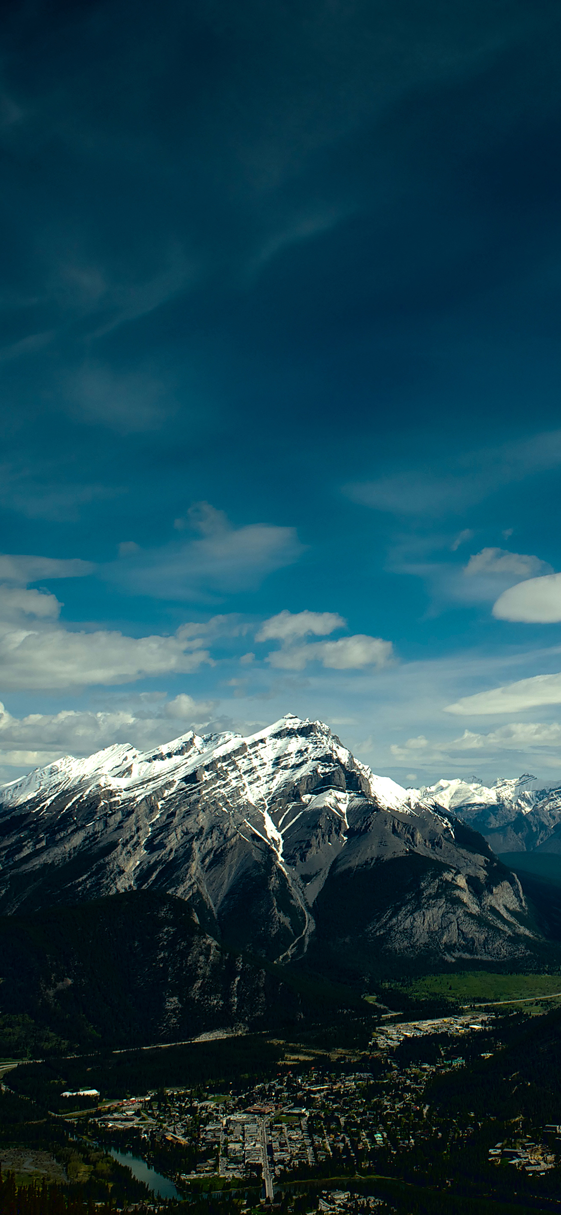 Canada Mountain Snow High Nature