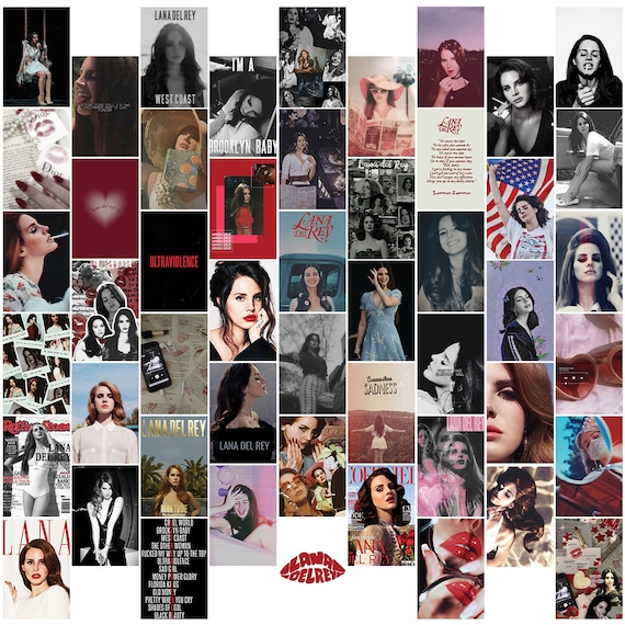 Room Decor Lana Del Rey Collage Kit