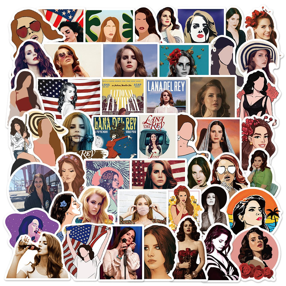 Unique Lana Del Rey Stickers designed