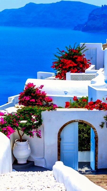 Pictureque Greece. Wallpaper iphone