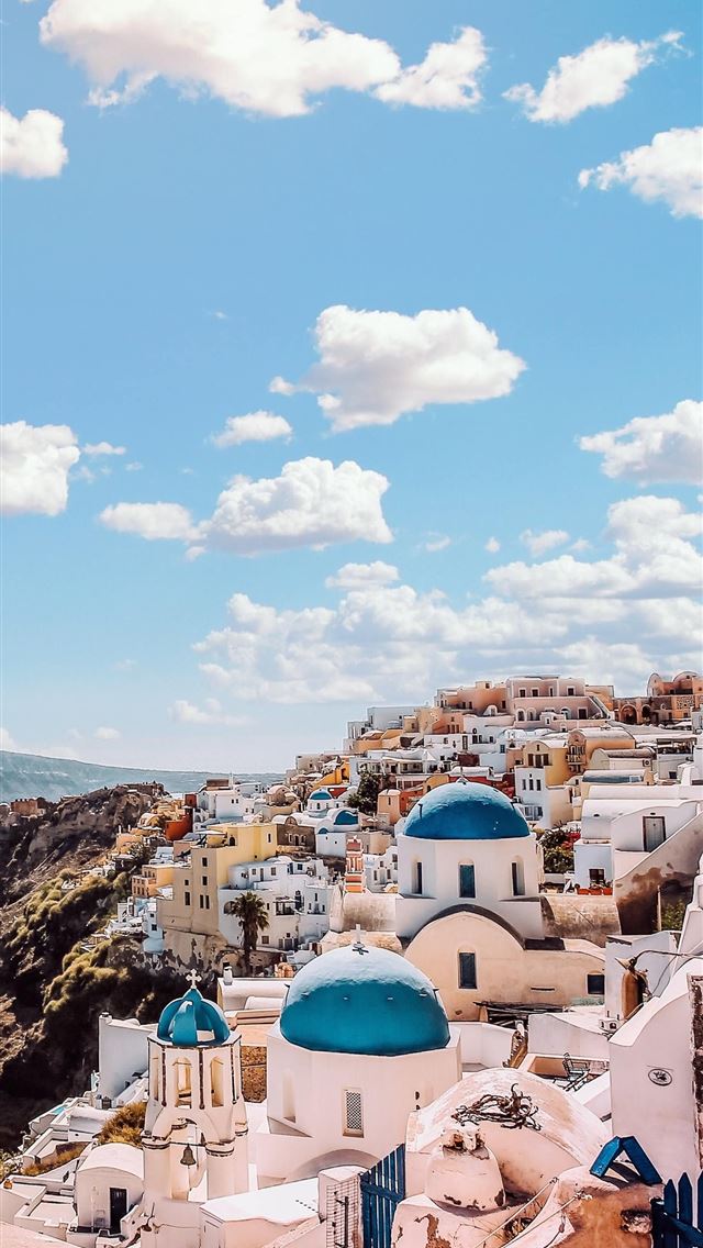 Best Santorini iPhone HD Wallpaper