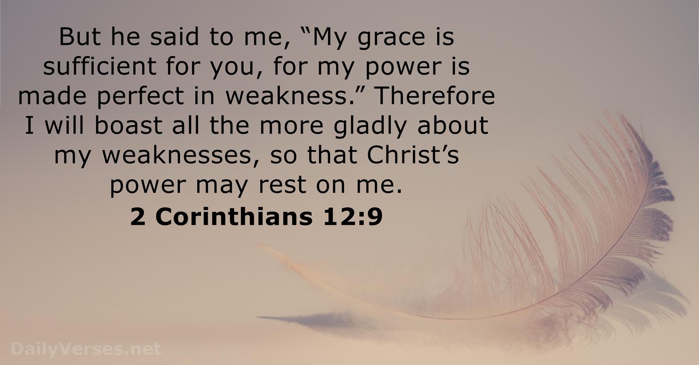 Corinthians 12:9 verse