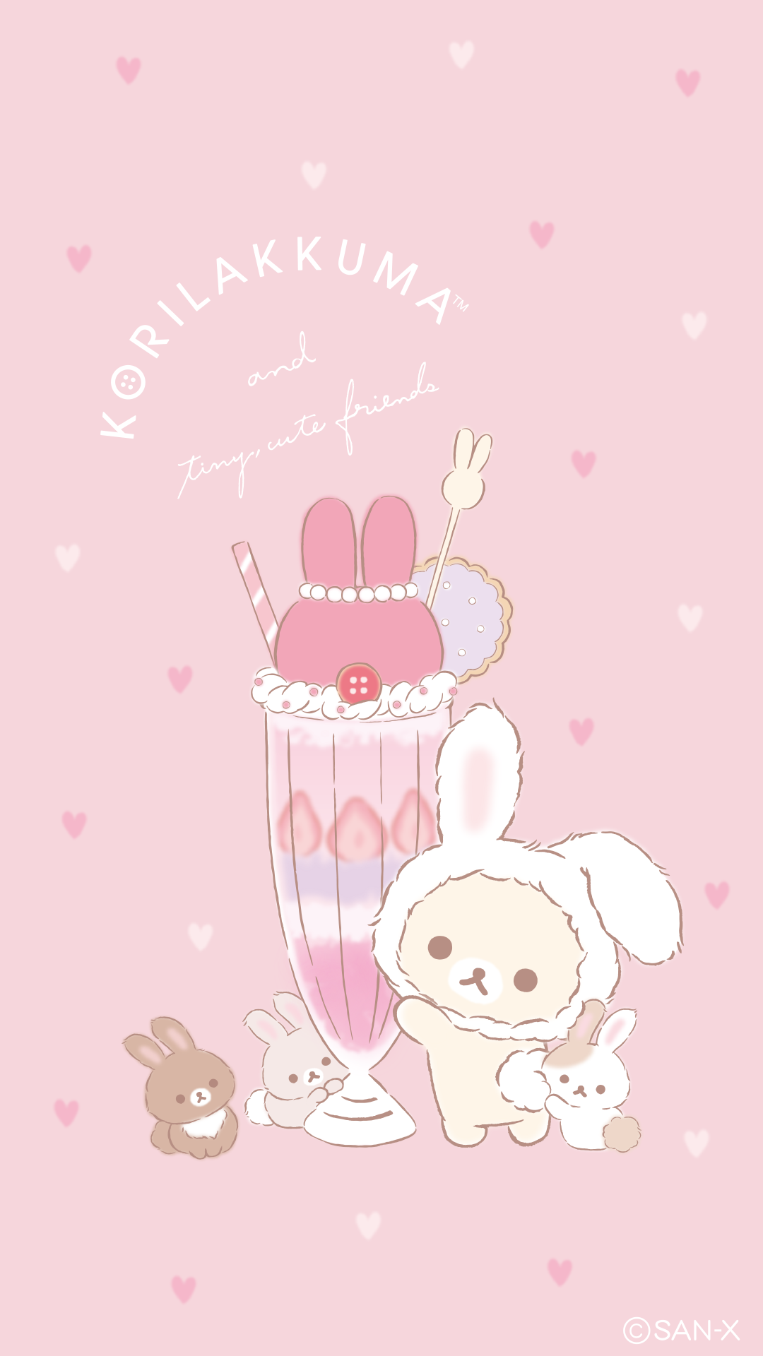 Korilakkuma and Bunnies event wallpaper