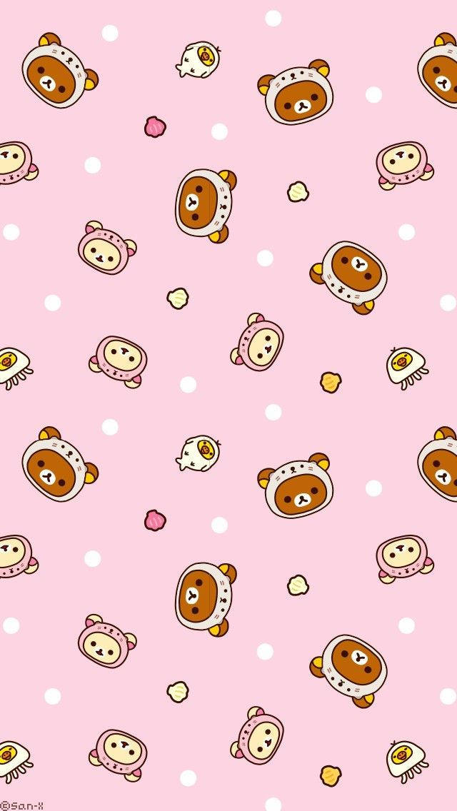 Korilakkuma Heads Wallpaper