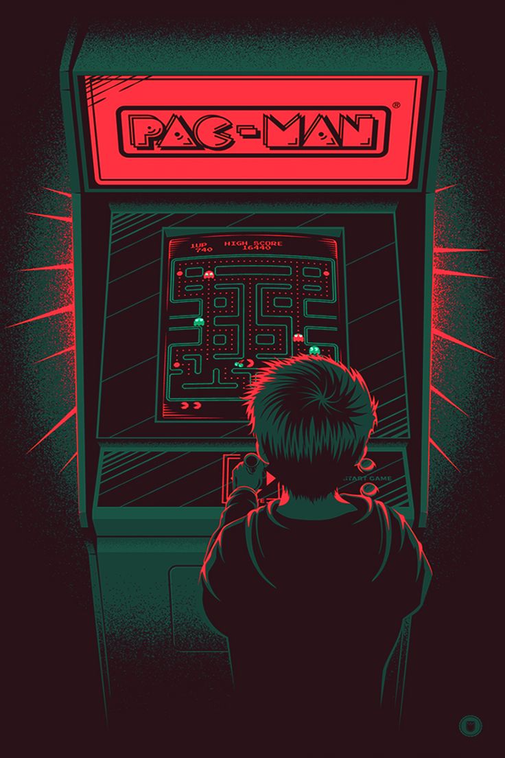 Retro gaming art