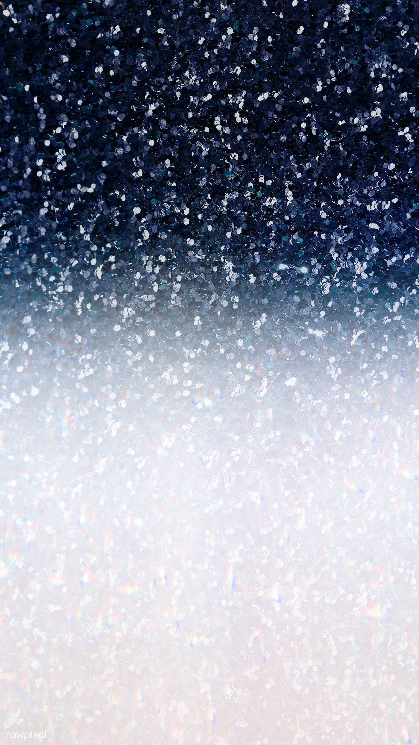 Shiny ombre glitter textured mobile