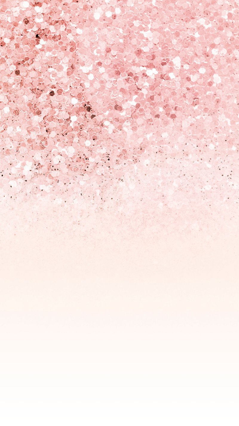 Pink ombre glitter textured mobile