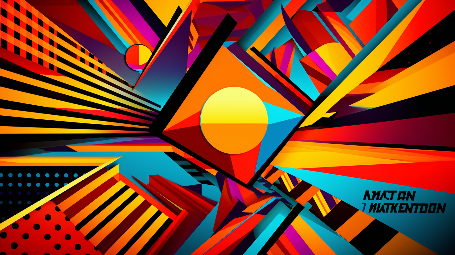 Pop art wallpaper vibrant 4k wallpaper