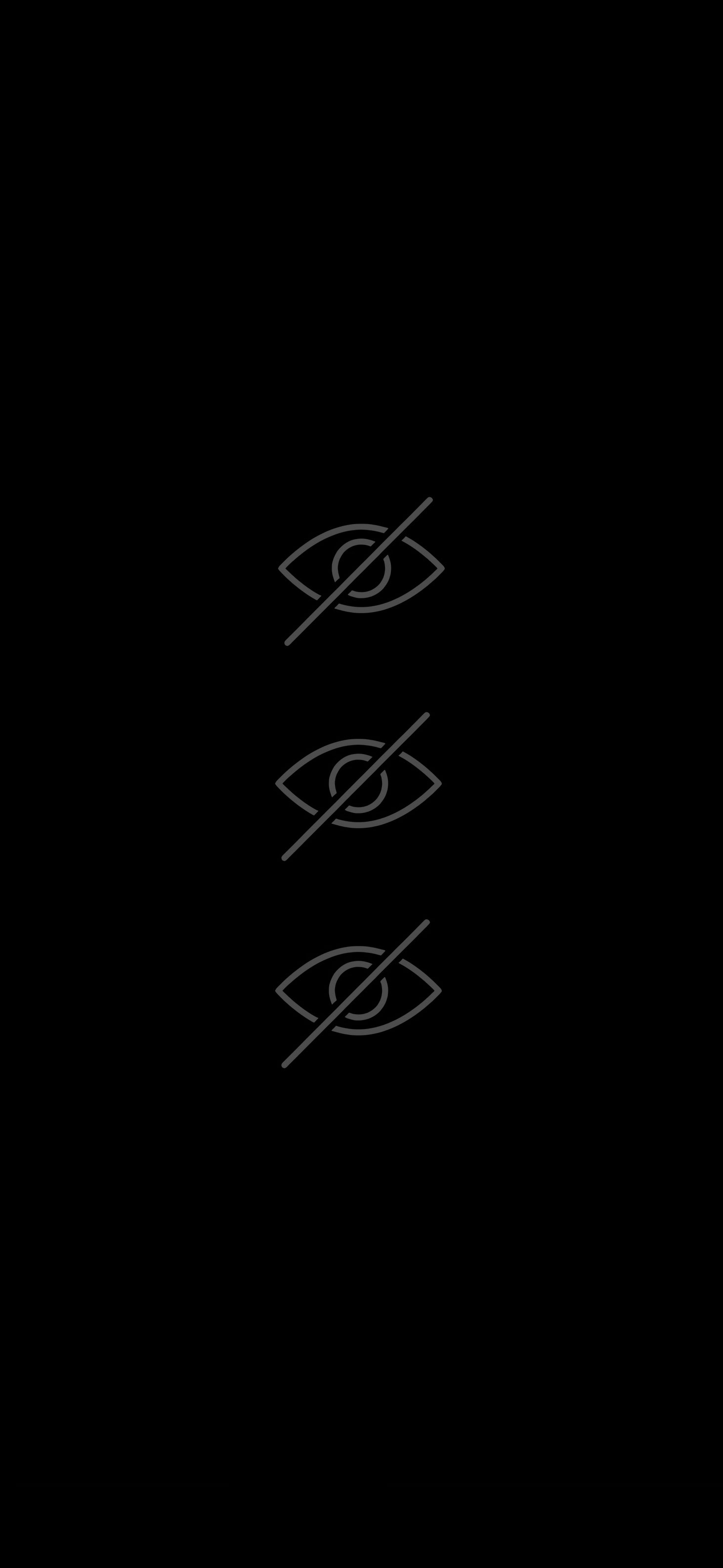 Warning Sign Black Wallpaper