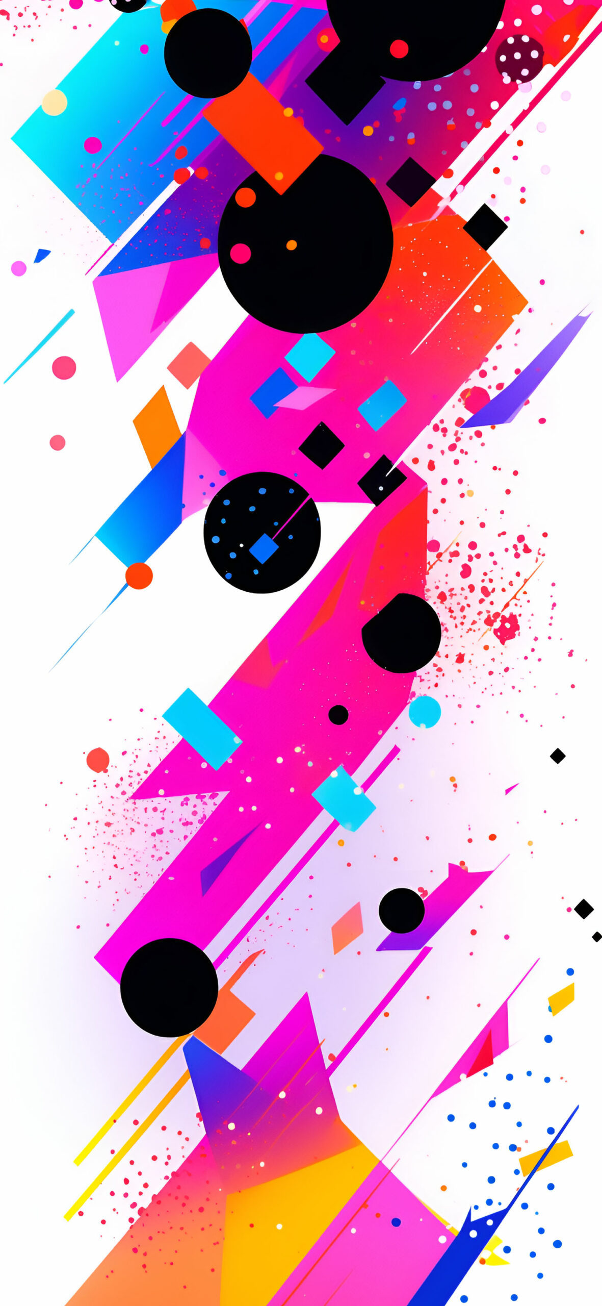 Colorful Geometric Abstract Wallpaper