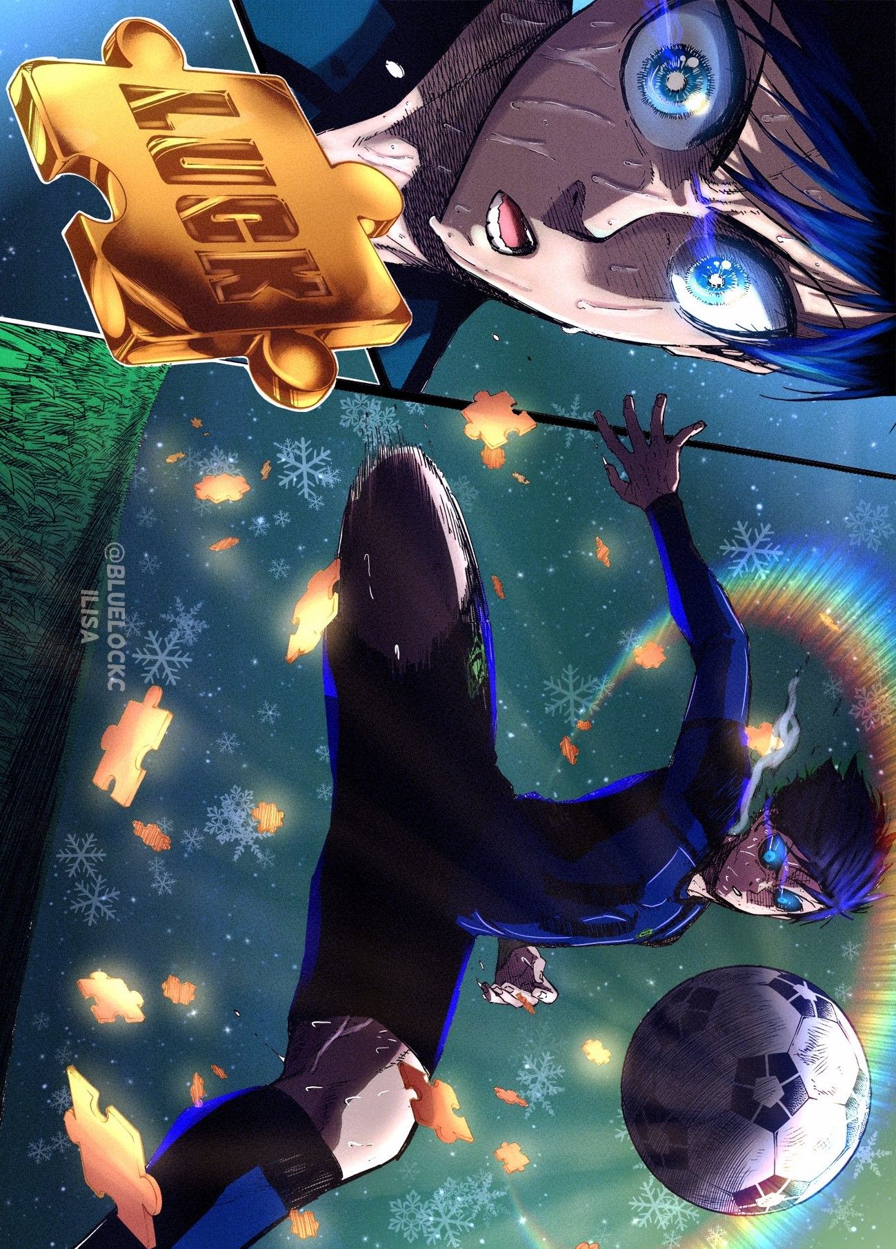 Isagi Yoichi ⚽️. Anime Soccer Wallpaper