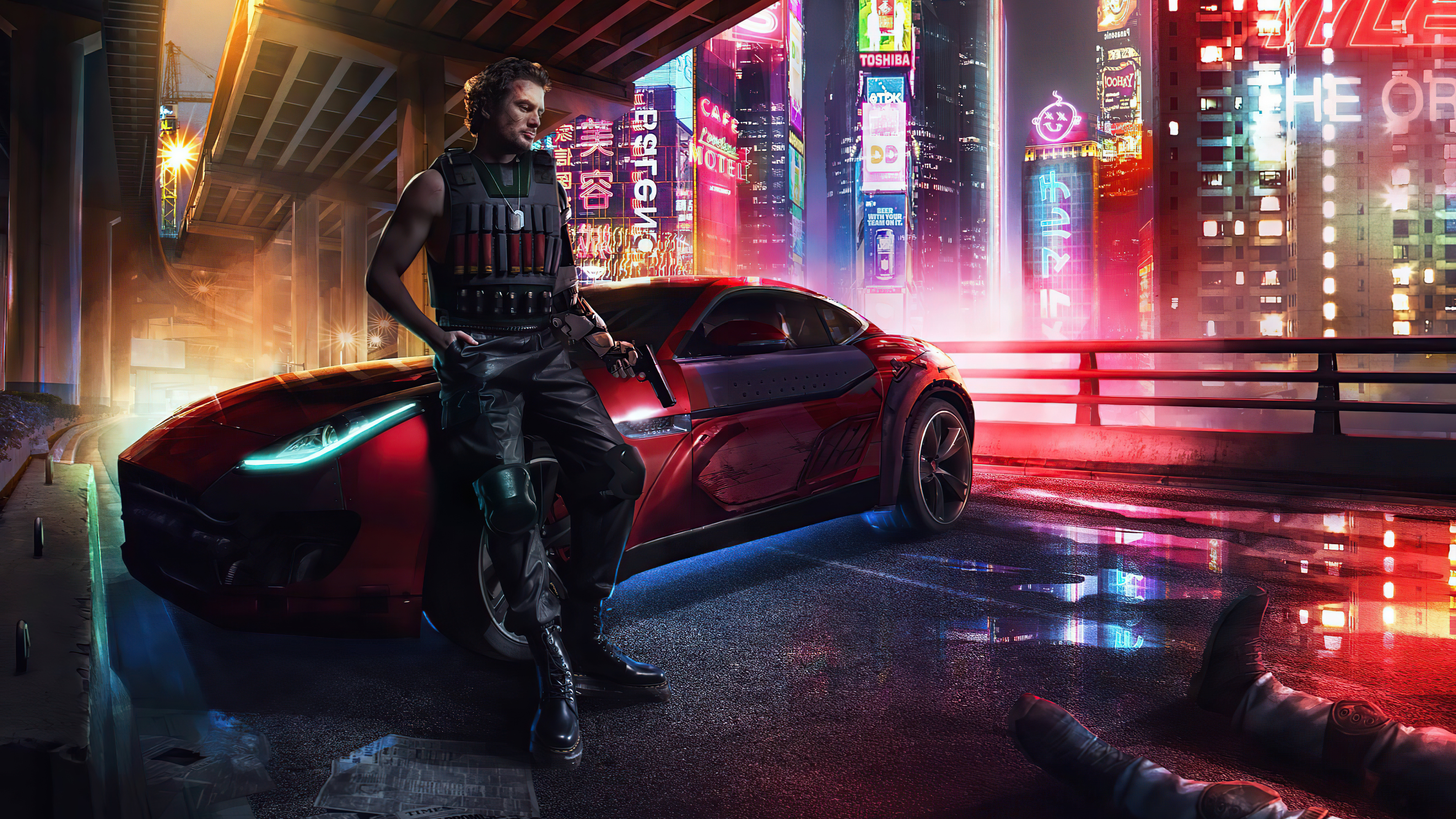 Cyberpunk Mafia Gang Boy 8k