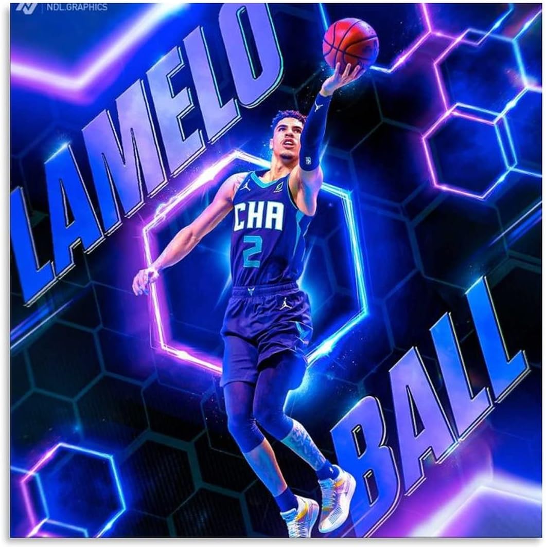 Lamelo Ball Wallpaper Hornets Wall Art