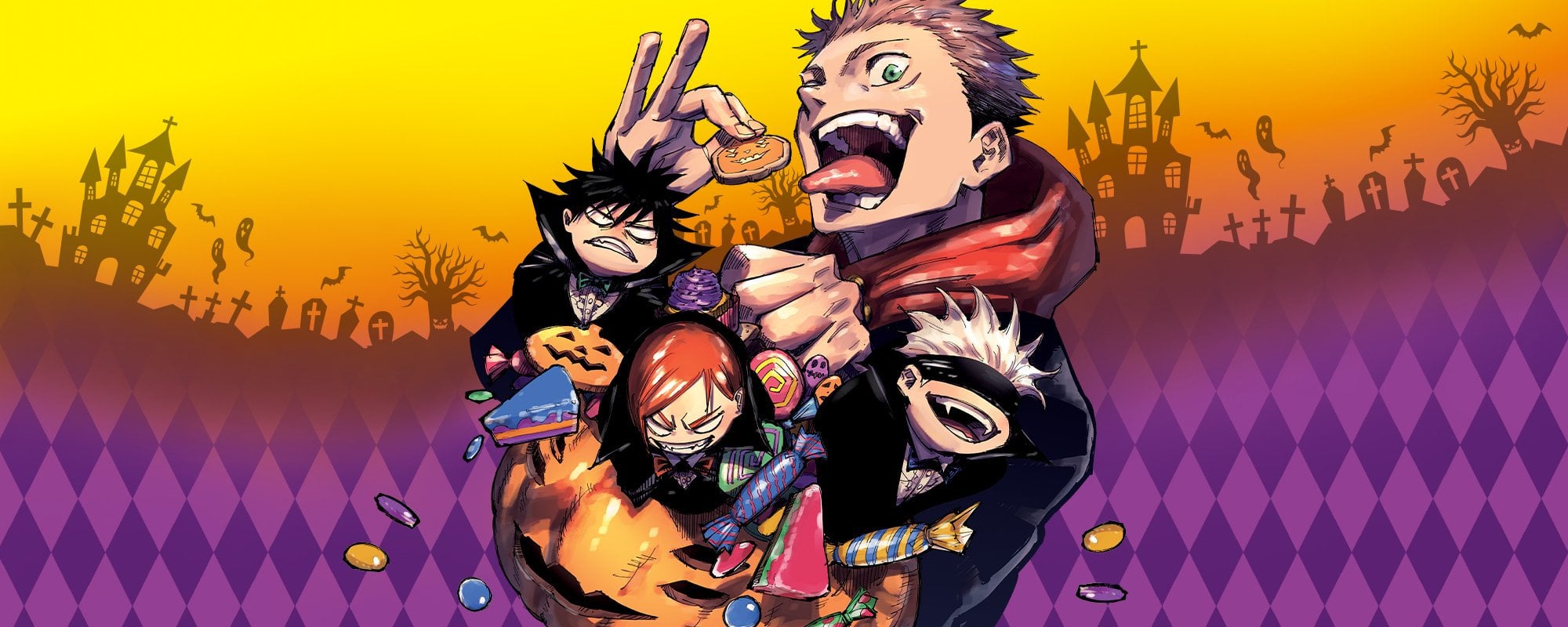 Jujutsu Kaisen Halloween Banner, r