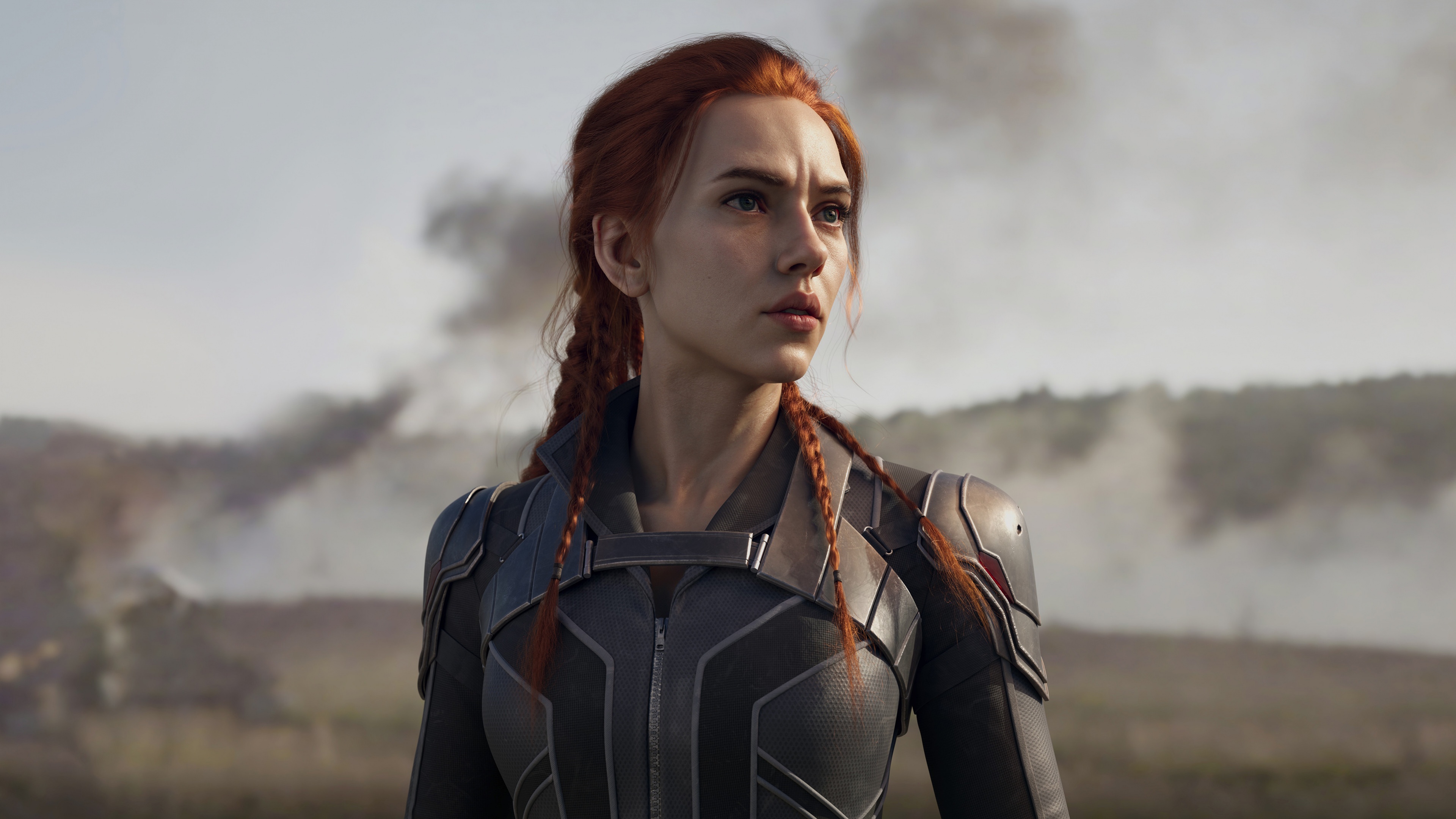 Black Widow Wallpaper 4K, Scarlett