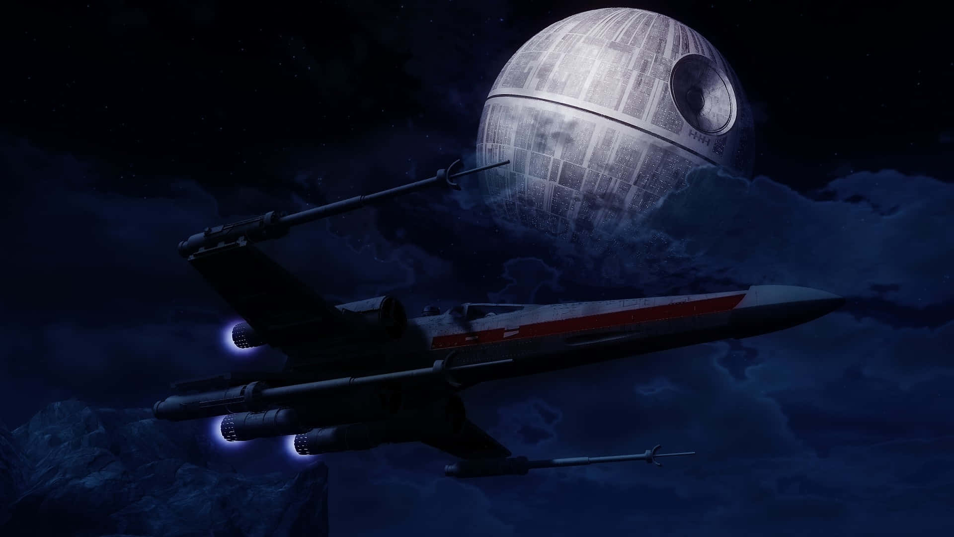 Death Star Background. Wallpaper