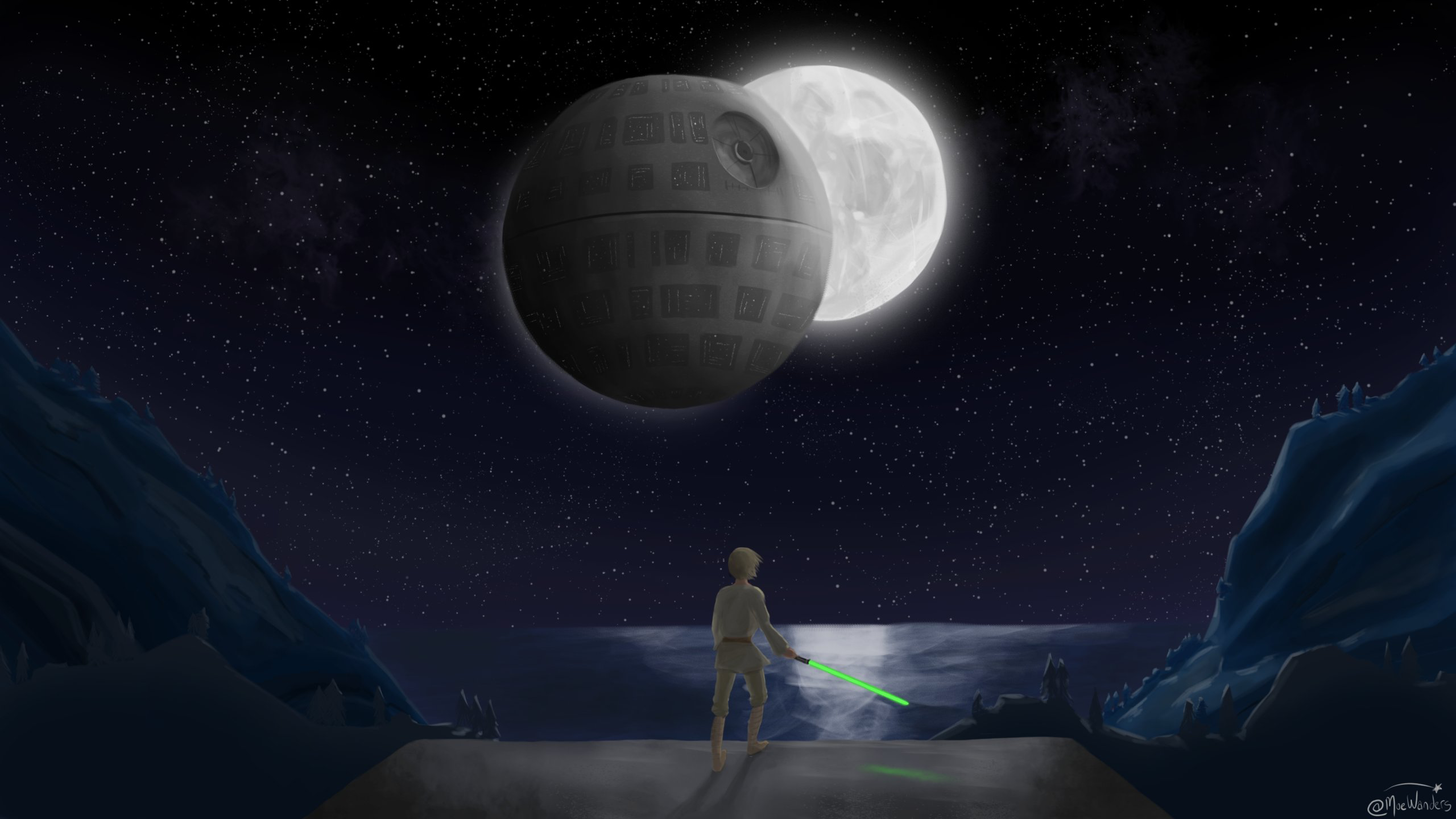 Death Star Movie Star Wars HD Wallpaper
