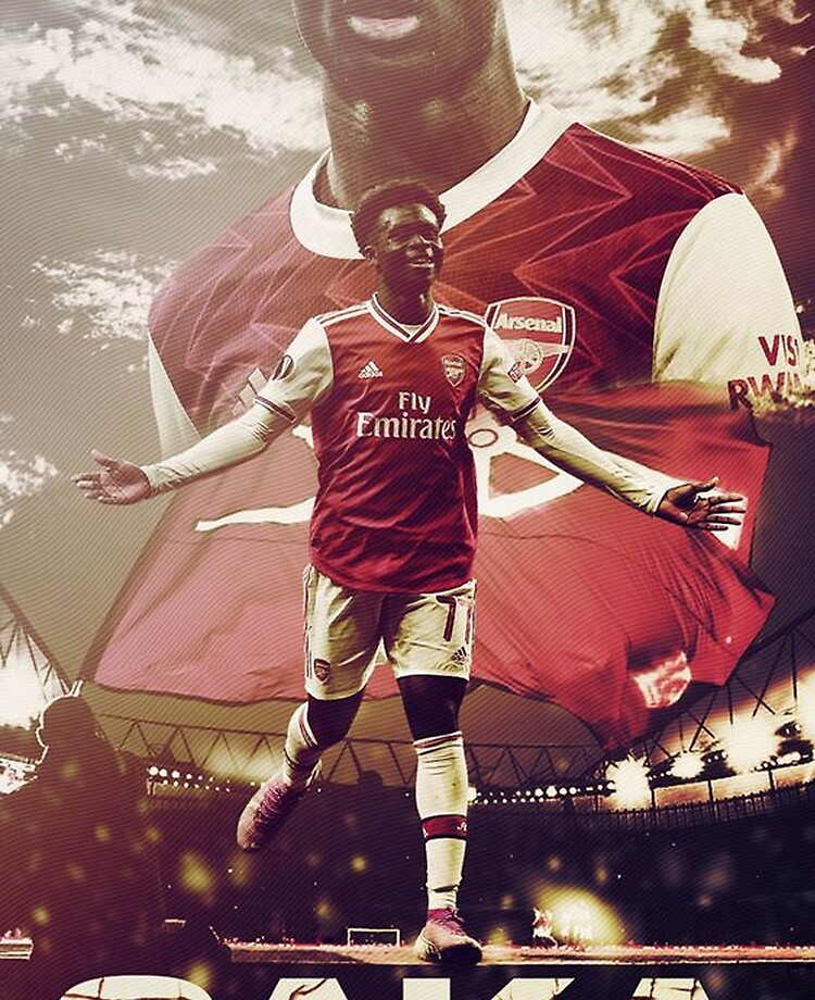 Art Bukayo Saka Wallpaper iPad Case