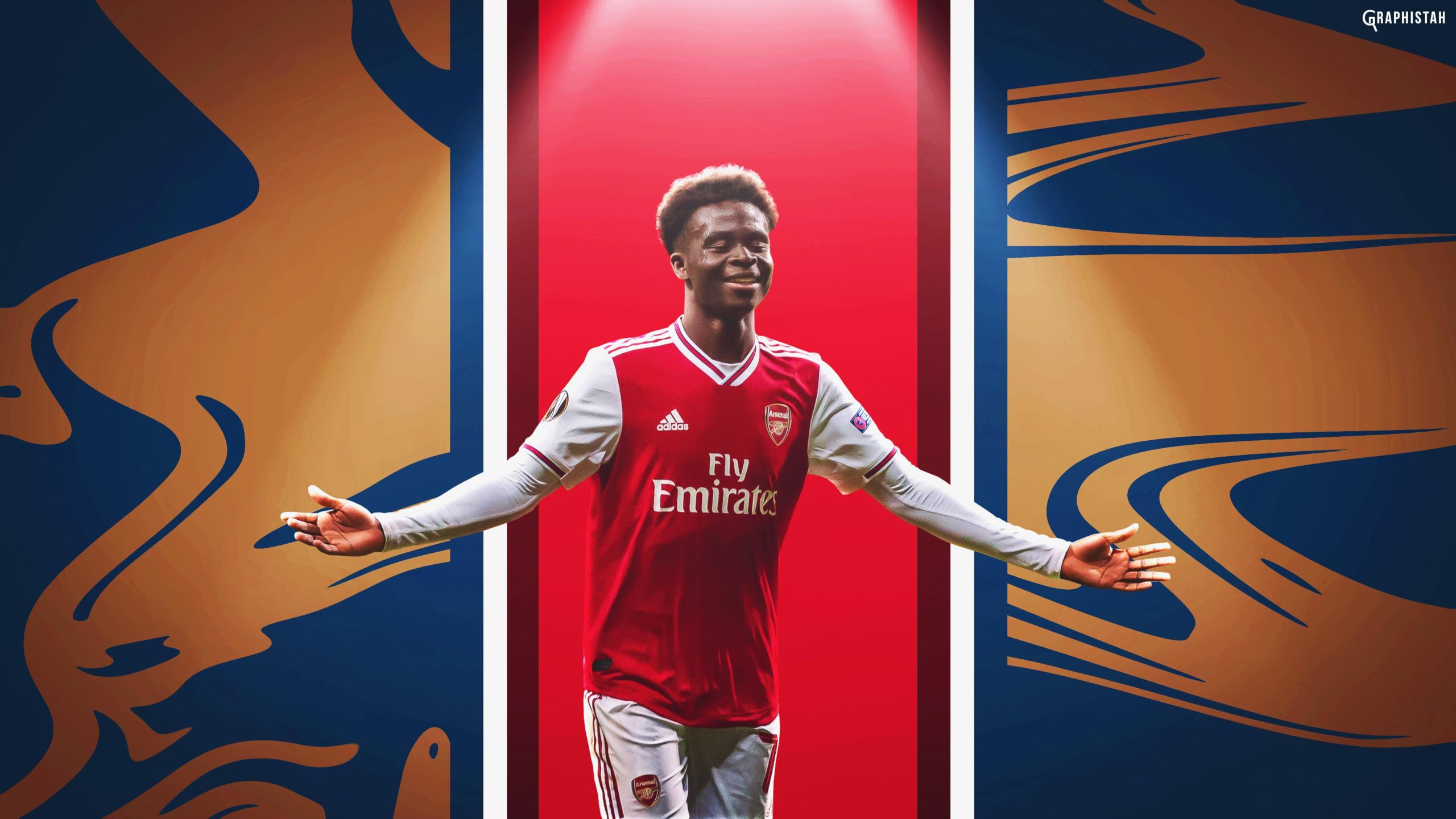 Download Bukayo Saka wallpaper