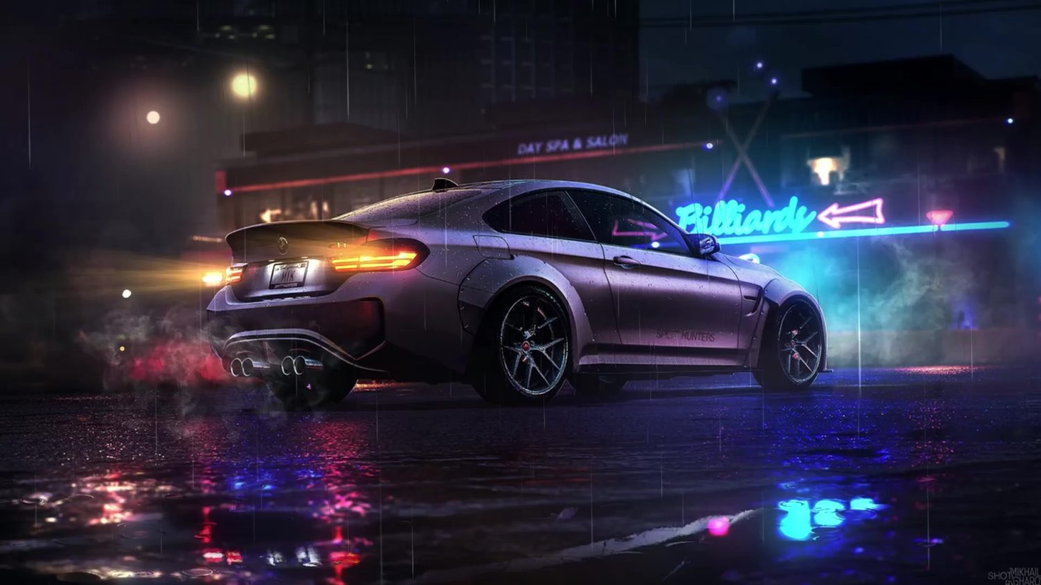BMW M4 Night Rain Need For Speed Live