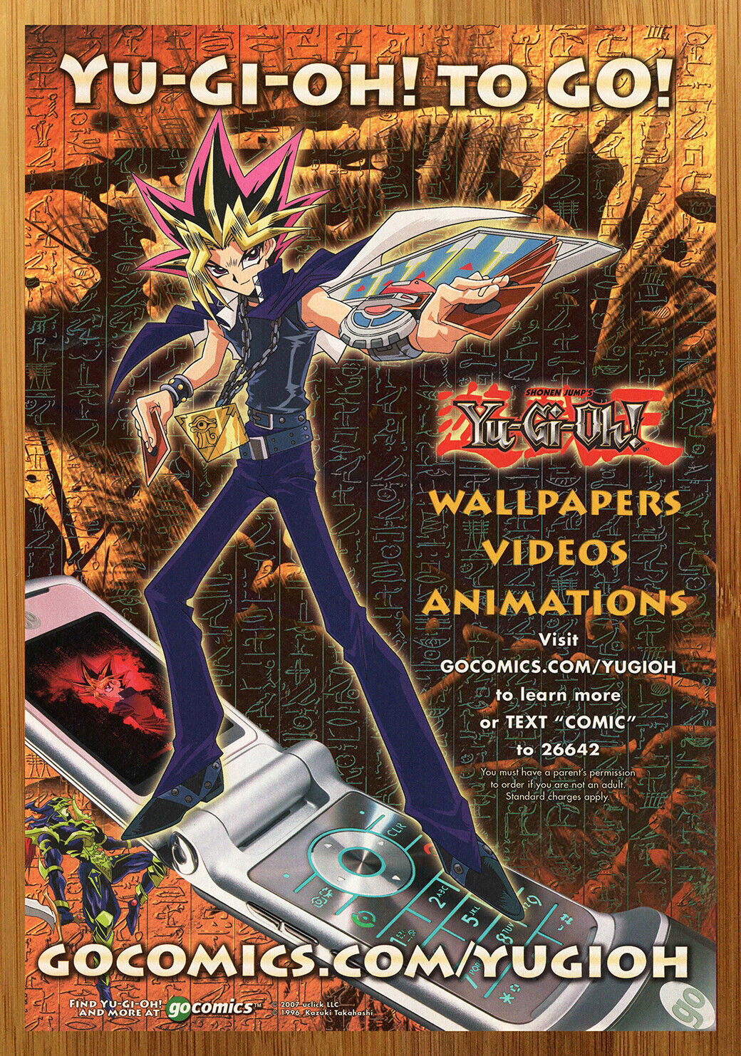 & Go Comics Vintage Print Ad Poster