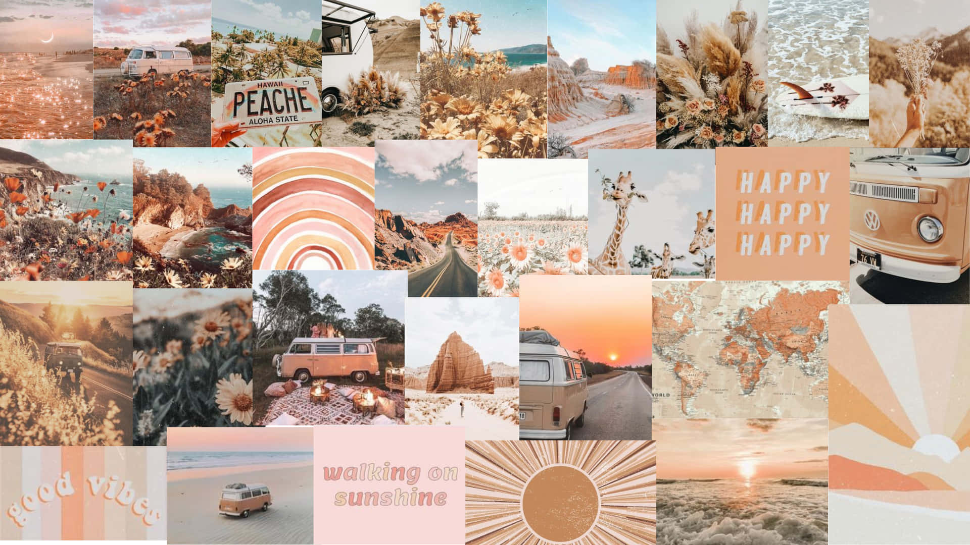 Download Boho Light Pink Photo Collage