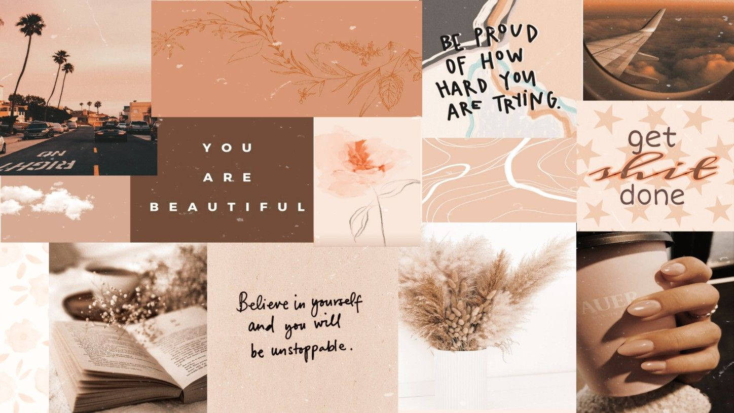Download Brown And Cream Collage