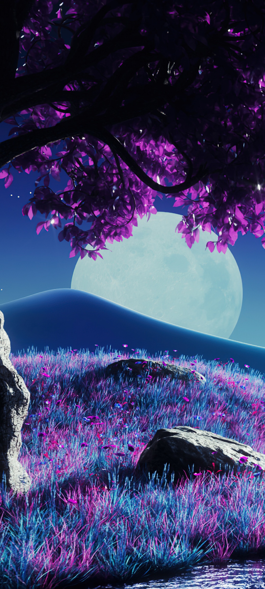 Purple aesthetic Wallpaper 4K