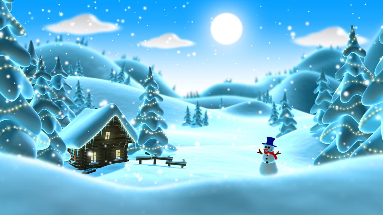 Snow Cartoon Wallpaper