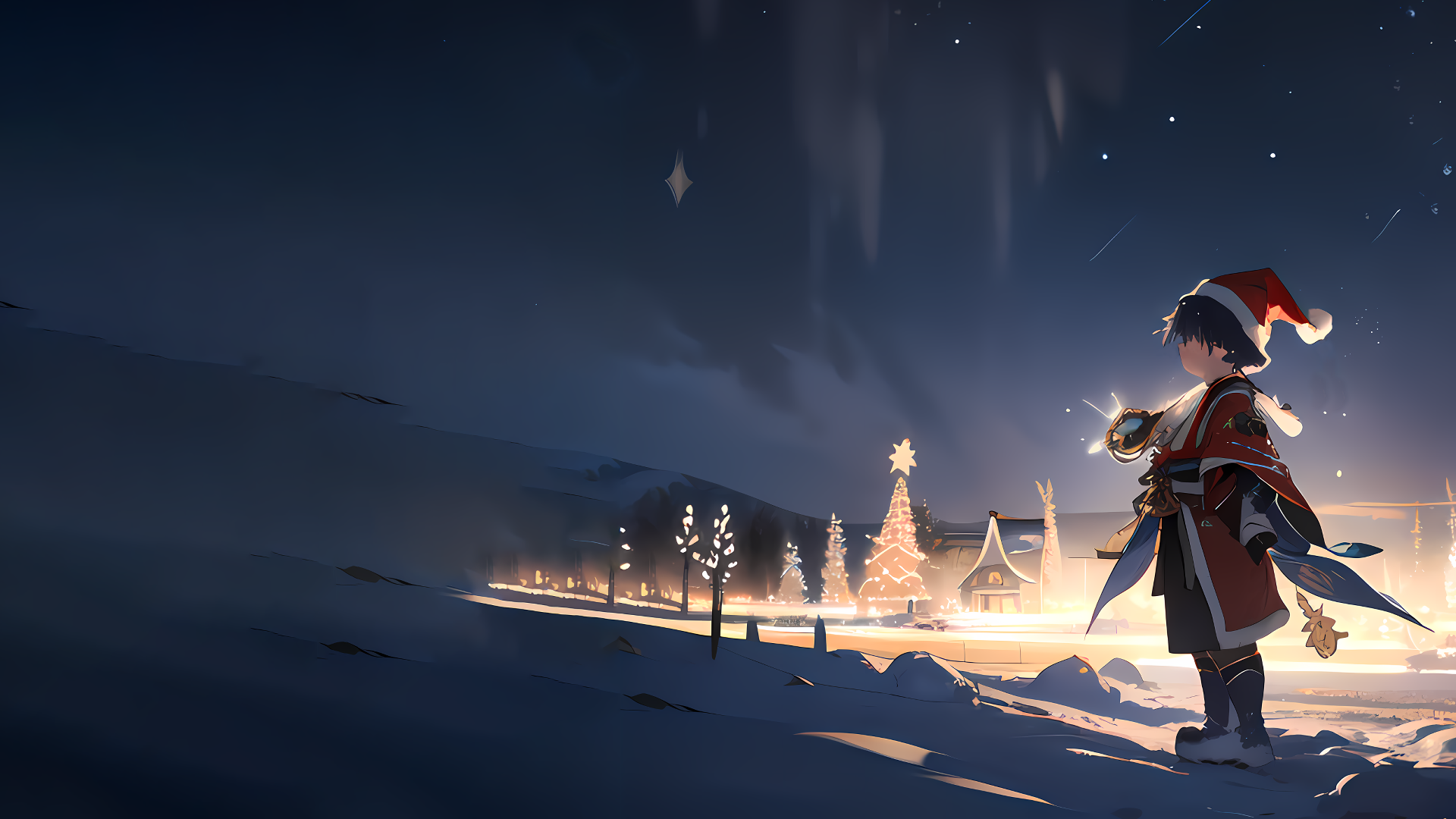 AI Art: Scaramouche Christmas PC