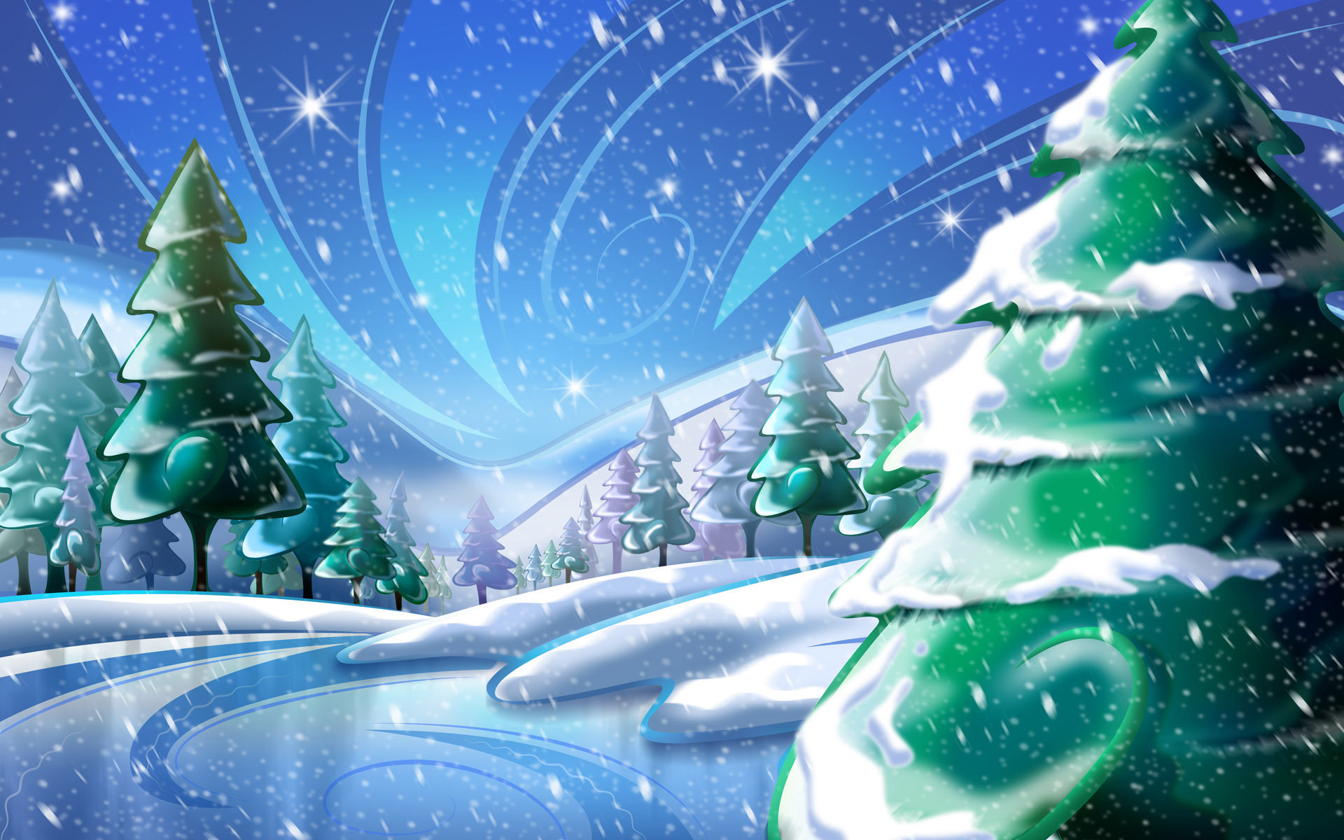 HD desktop wallpaper: Winter, Artistic