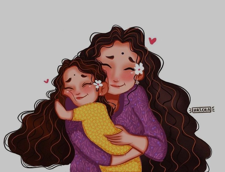 Comic art girls, Mother daughter art