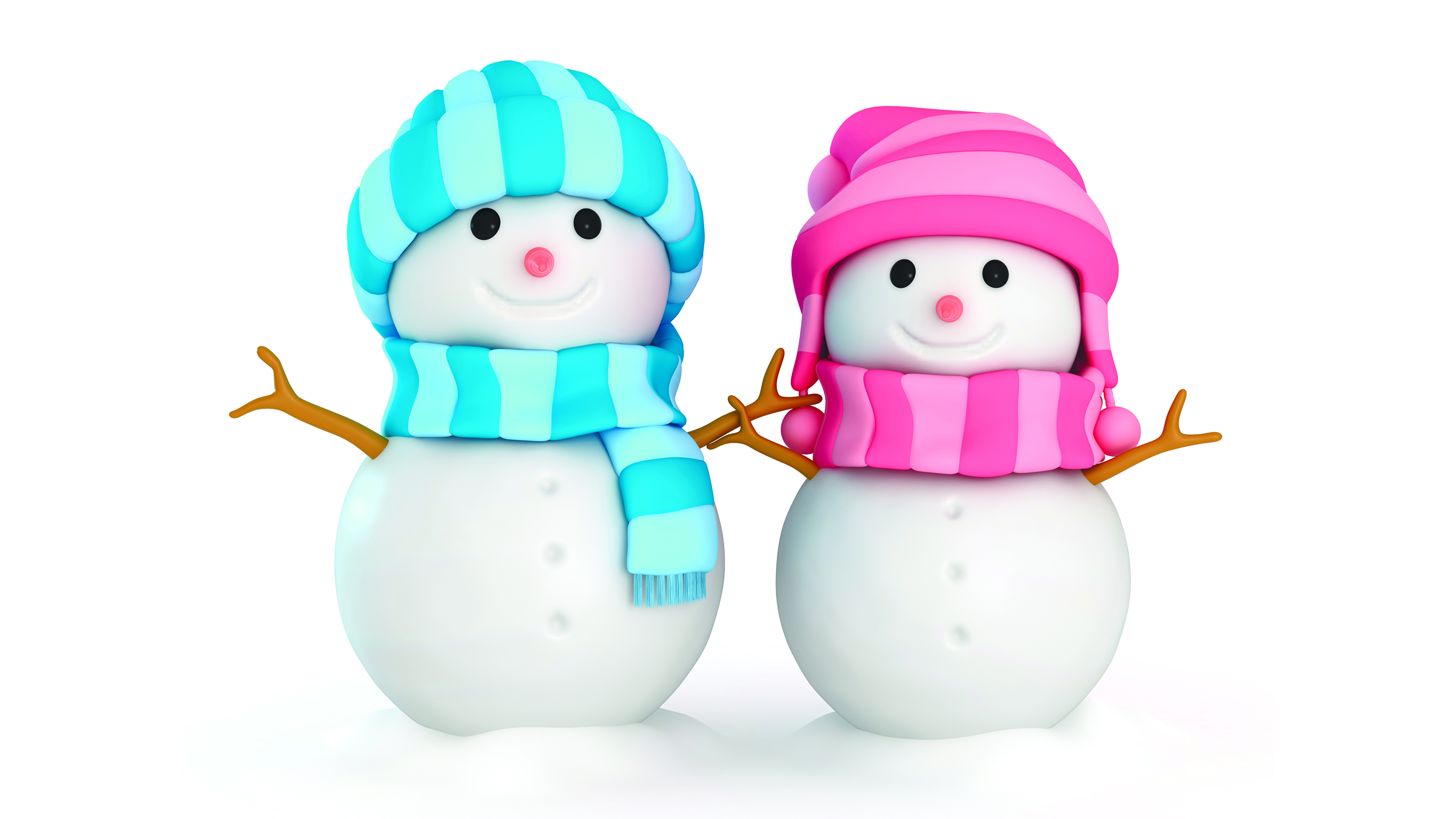 Winter hat 3D Graphics 3840x2160