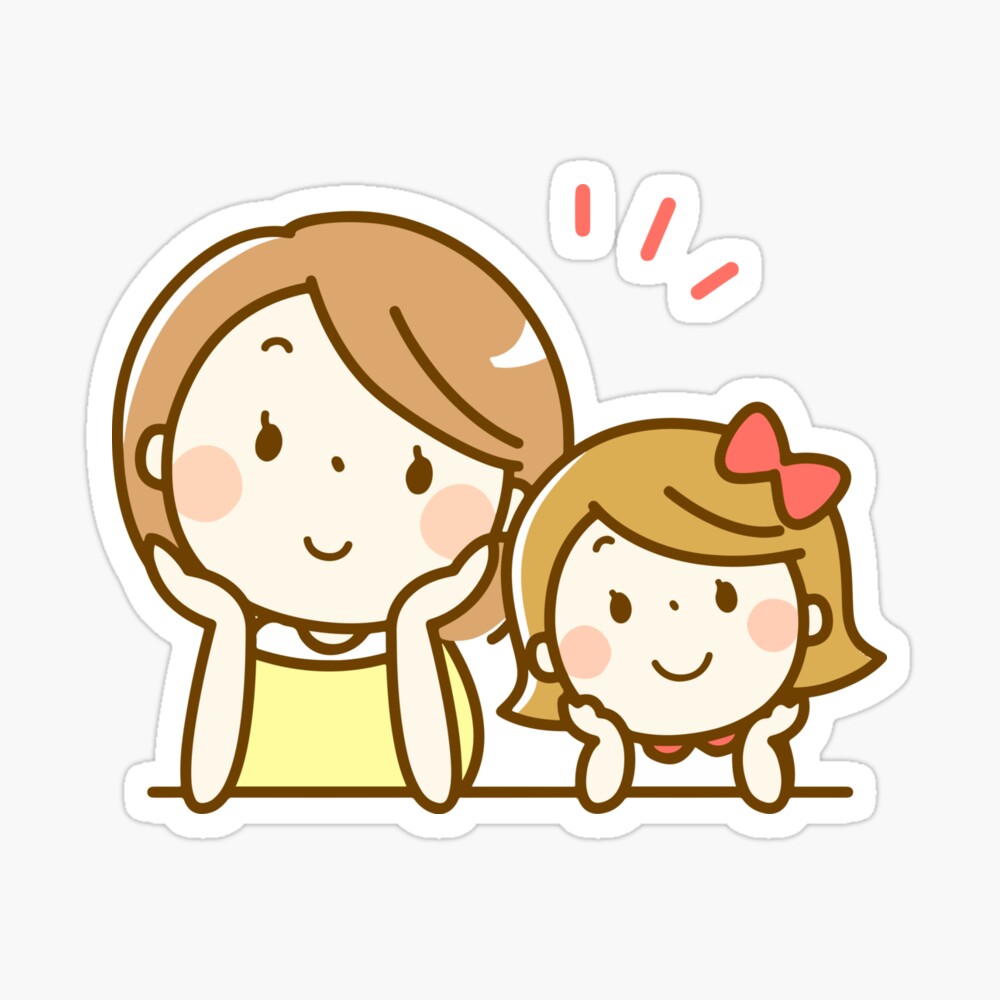 Mother and Daughter Canvas Print