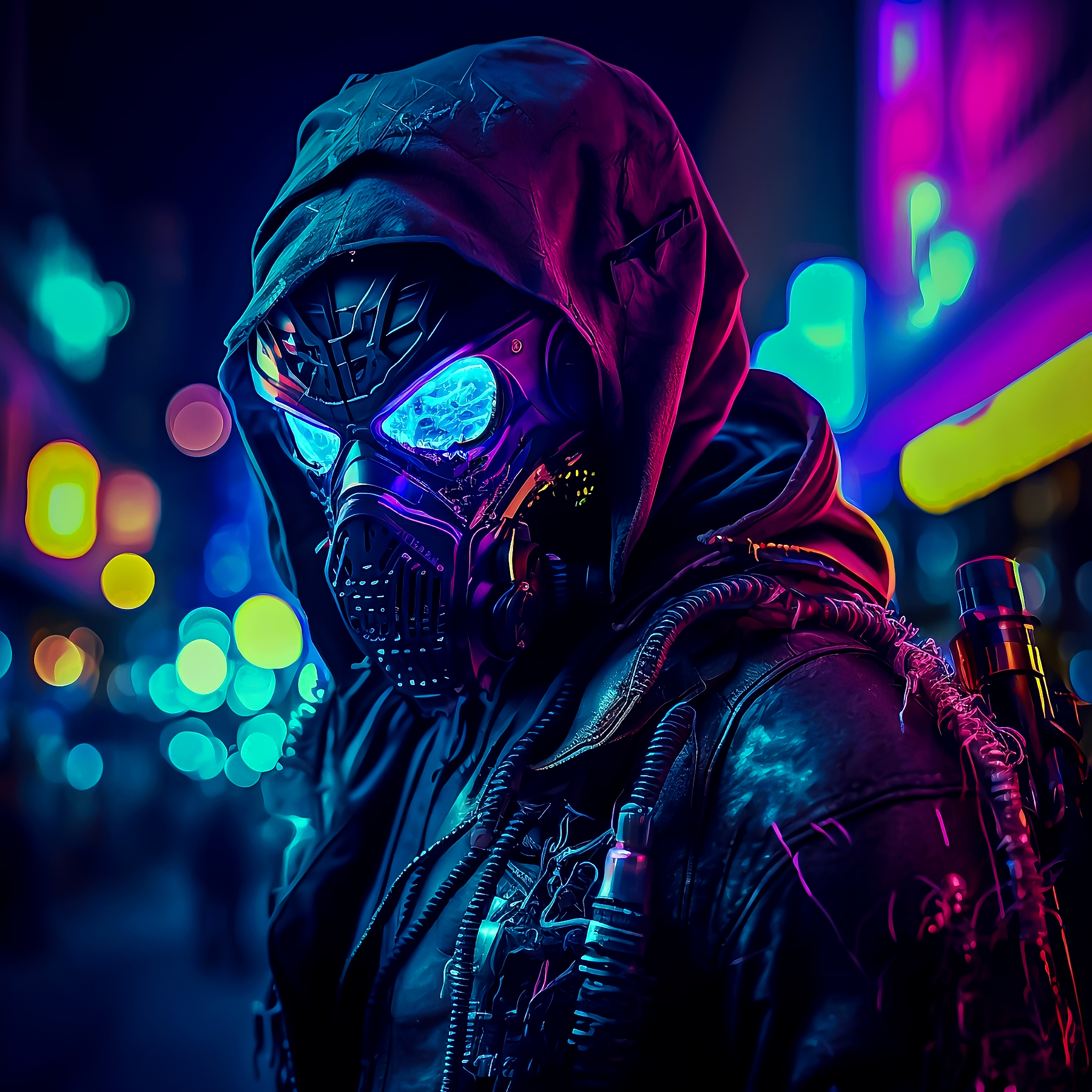 Neon soldier
