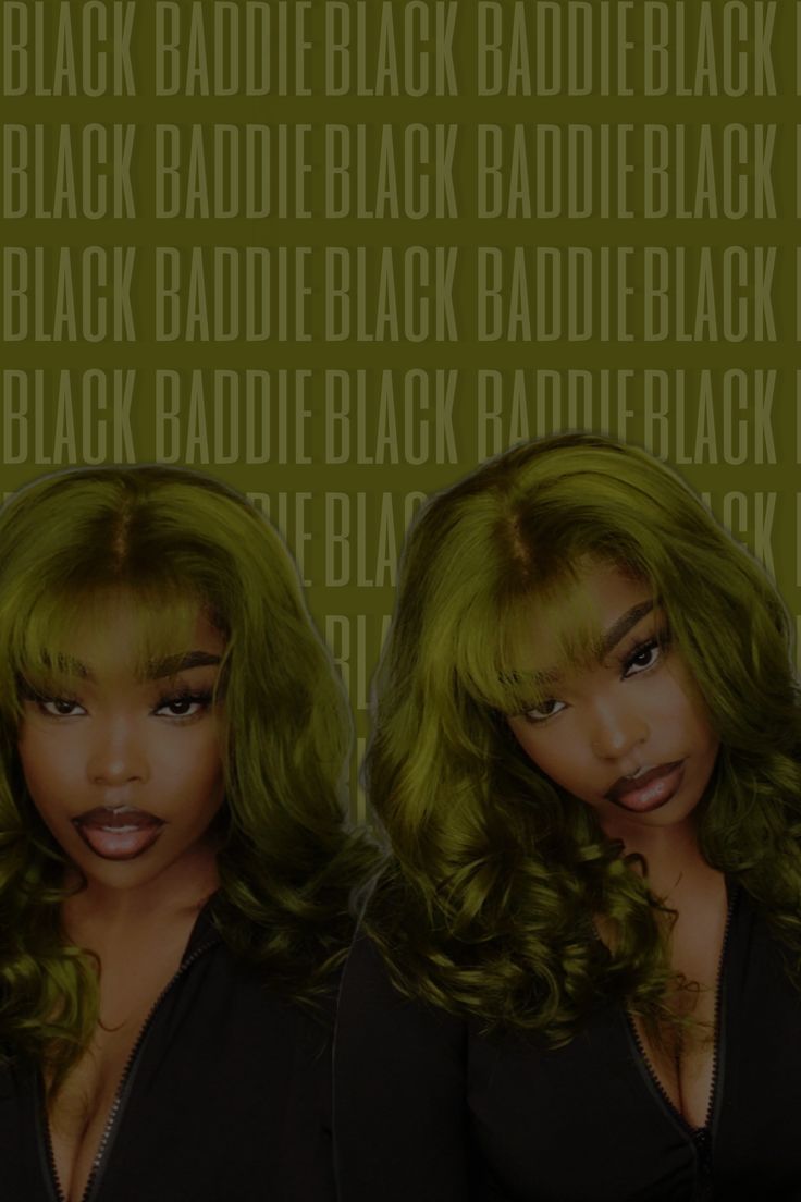 Green Aesthetic Wallpaper With Black