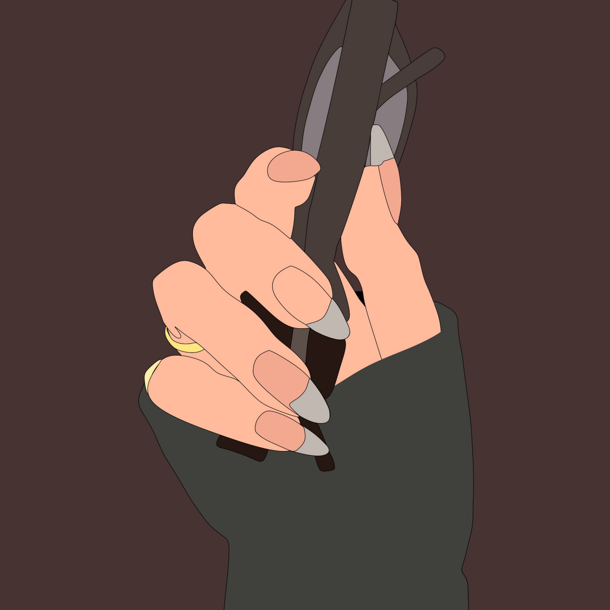 Attitude Wallpaper 4K, Baddie, Brown