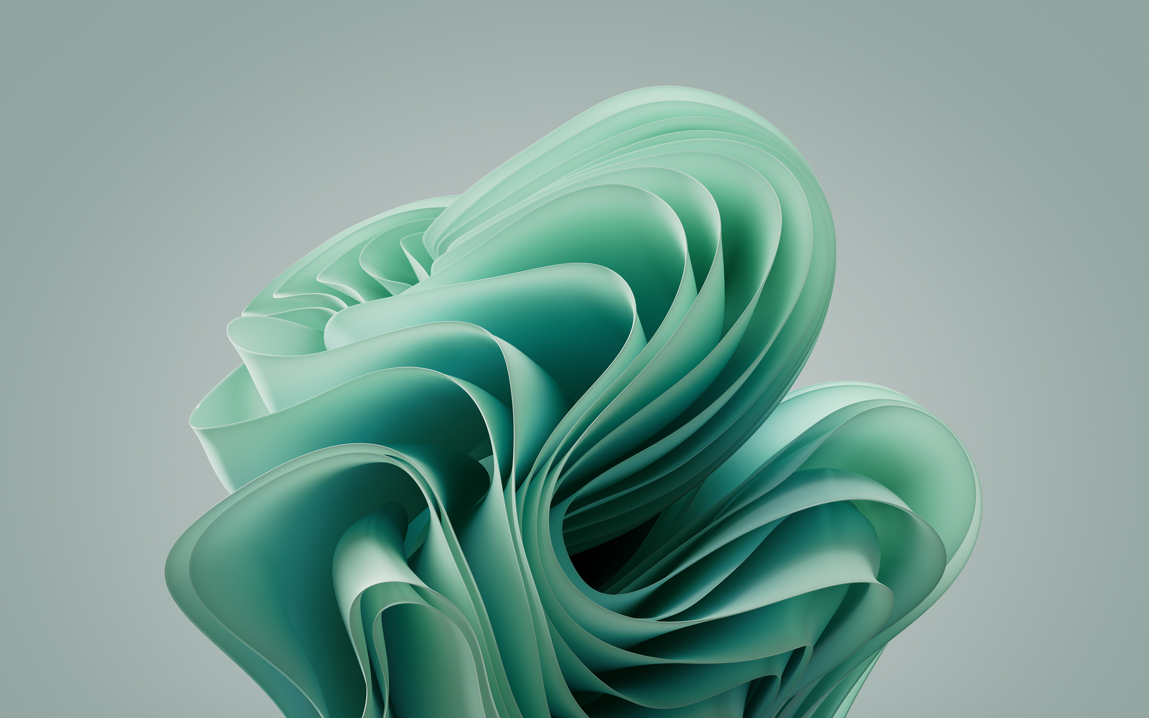 Surface Lap Wallpaper 4K, Teal