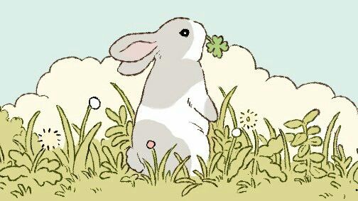 Bunny wallpaper, Rabbit wallpaper