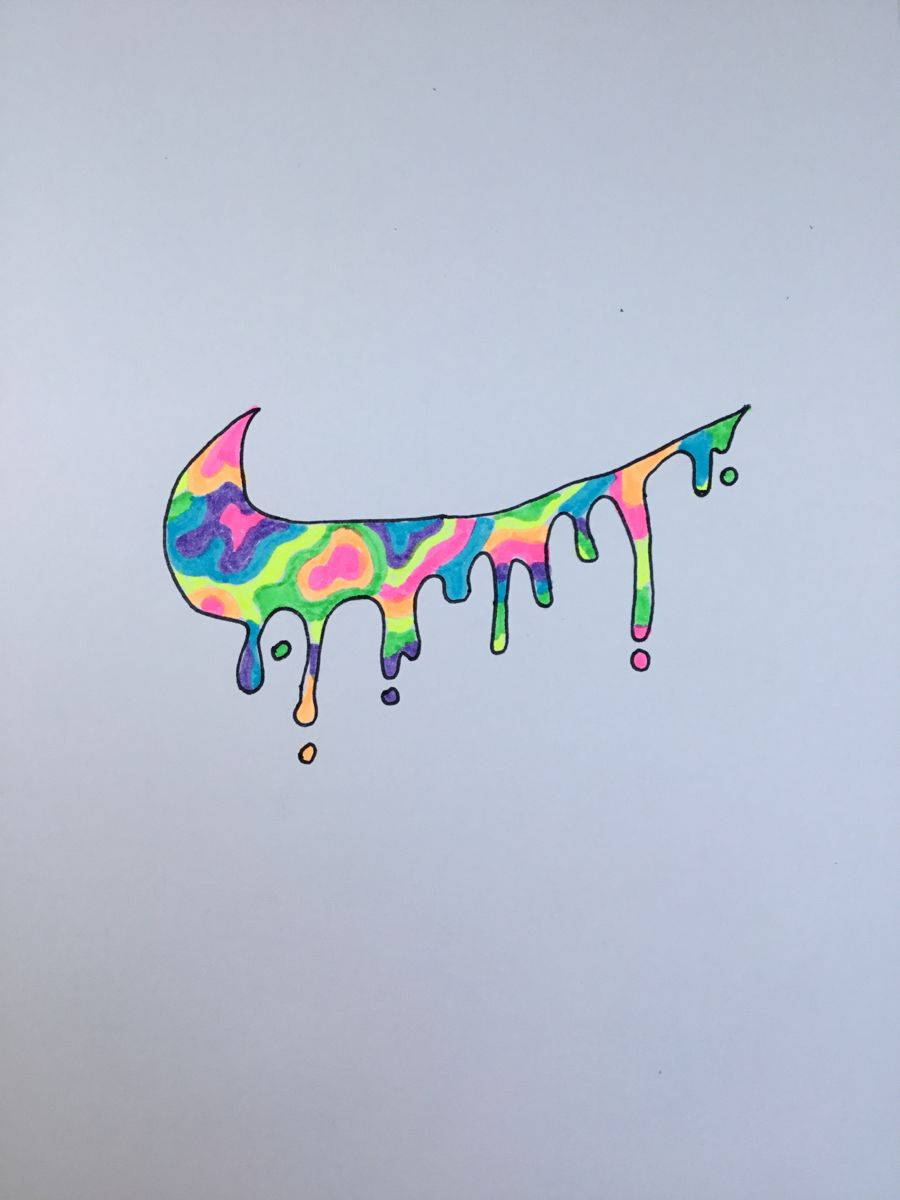 Nike Drip Logo Wallpaper