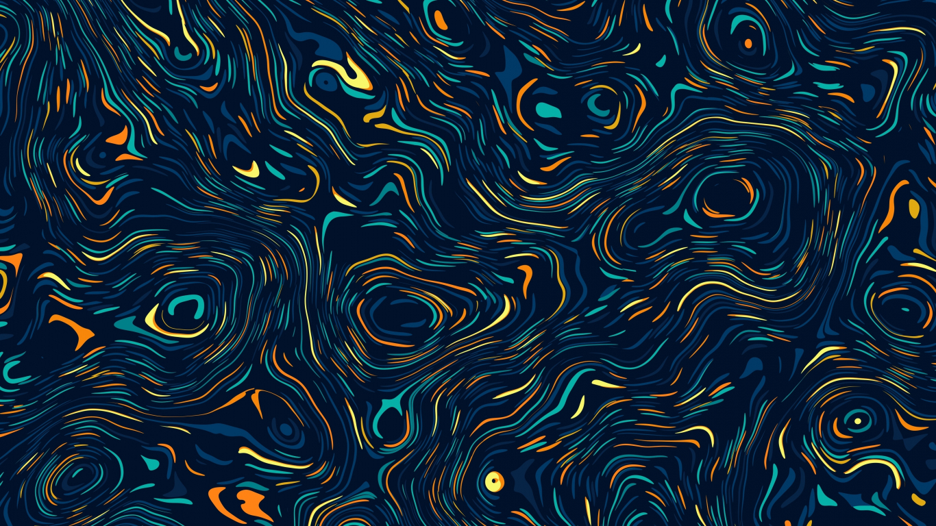 Download wallpaper 1366x768 swirl