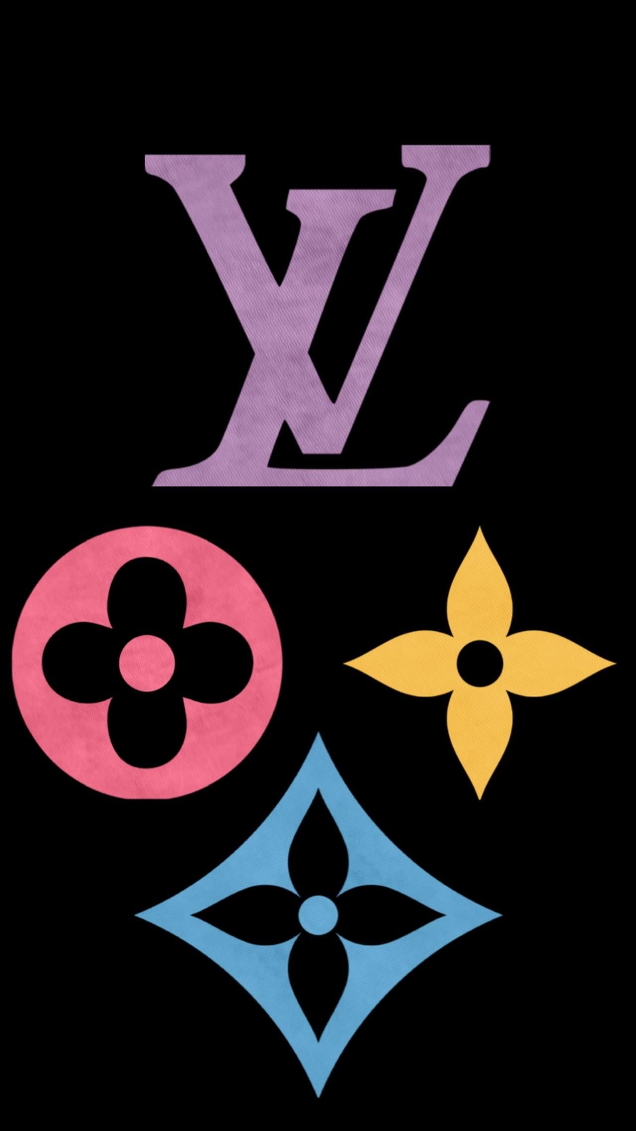 Louis Vuitton Logo Dripping Art Print