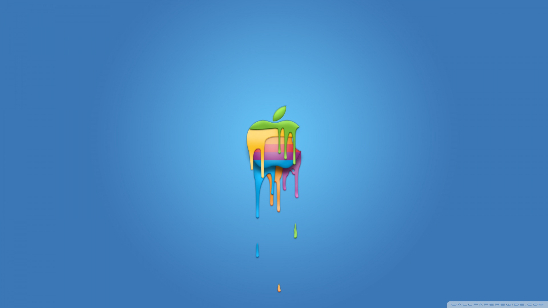 Apple Logo Paint Ultra HD Desktop