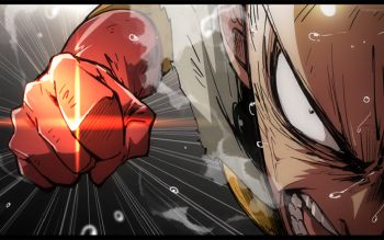 One Punch Man Saitama Punch. One punch