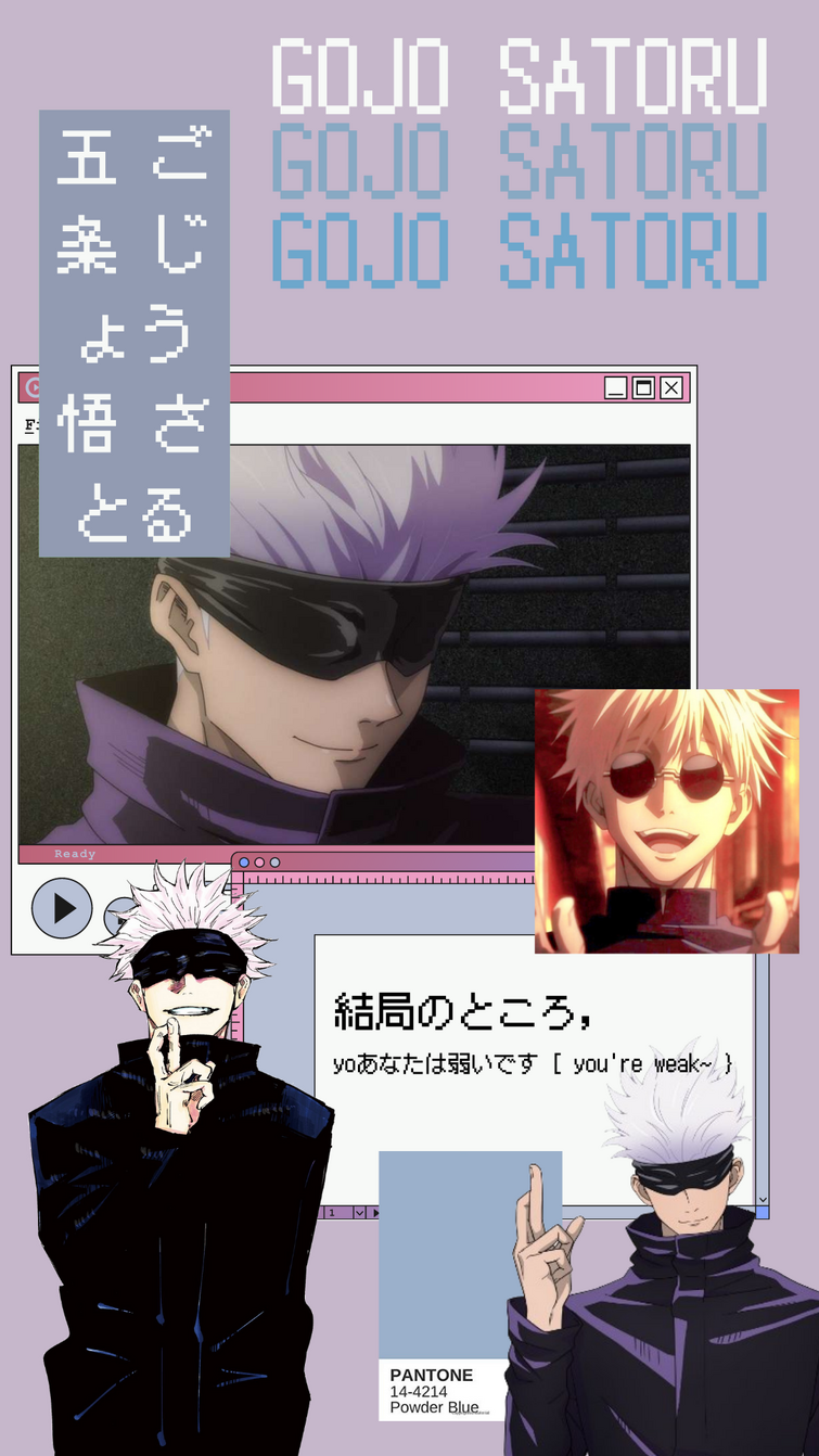 another gojo wallpaper i made