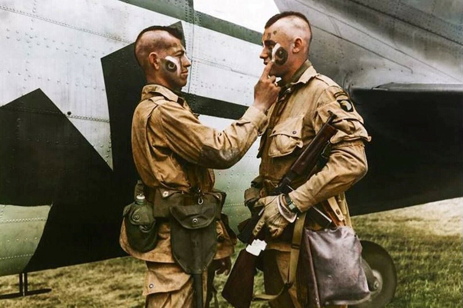Paratrooper WW2 Photo Glossy