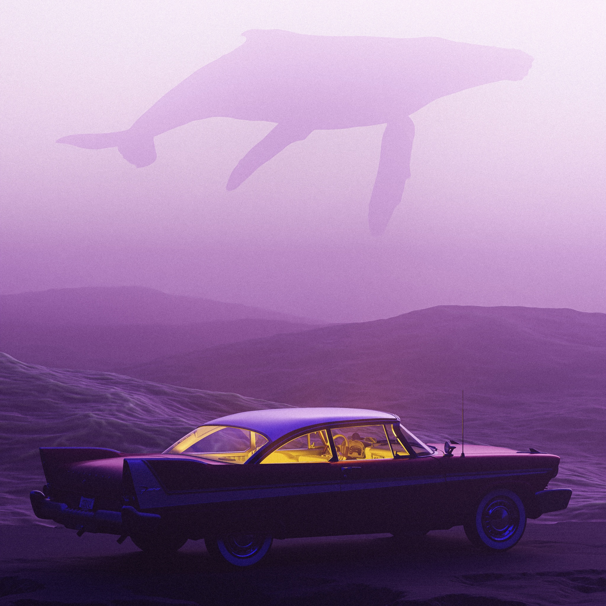 Surreal Wallpaper 4K, Classic cars